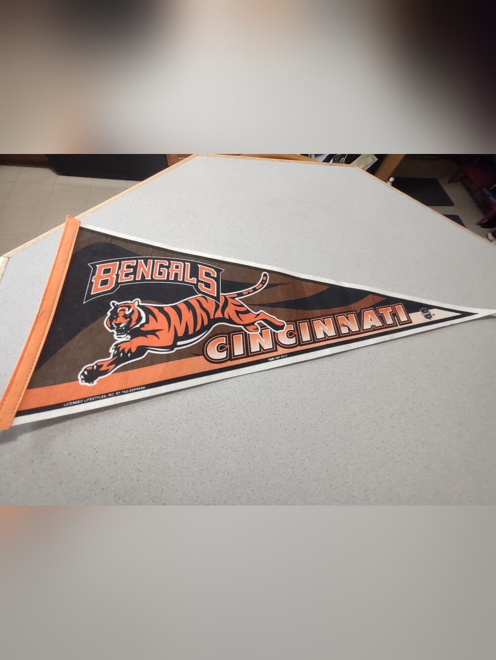 1997 Cincinnati Bengals Pennant